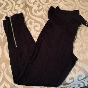 Express black full length leggings